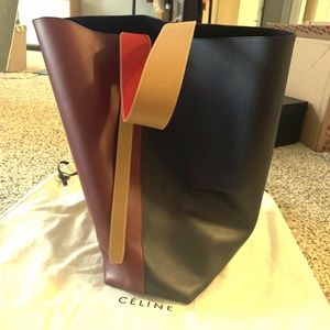 celine oversized twisted cabas